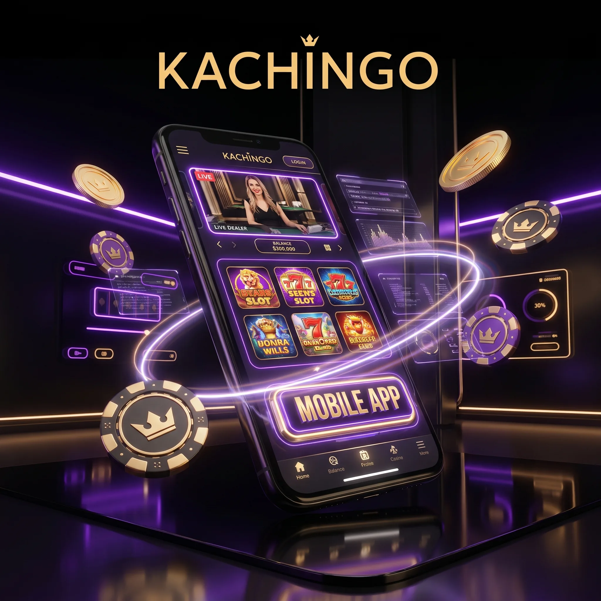 Your casino on your phone artwork